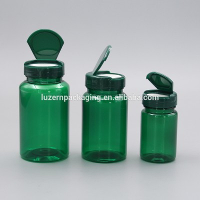 70ml 150ml 220ml PET Flip Top Cap Pill Bottle Manufacturers