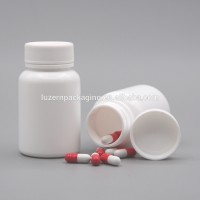 100ml White PE Plastic Empty Pill Bottle