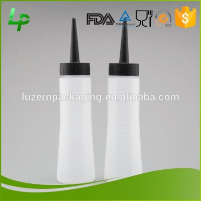 8oz Plastic HDPE Hair Applicator Bottle