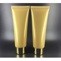 plastic Cosmetic tube with screw cap for packaging skin lotion