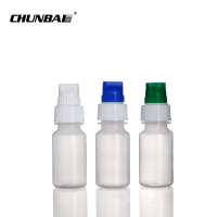 Custom 3ml 5ml 7ml 8ml 10ml  reagent plastic test liquid dropper bottle